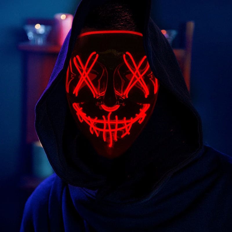 Neon Nightmare Masks - At Home Living