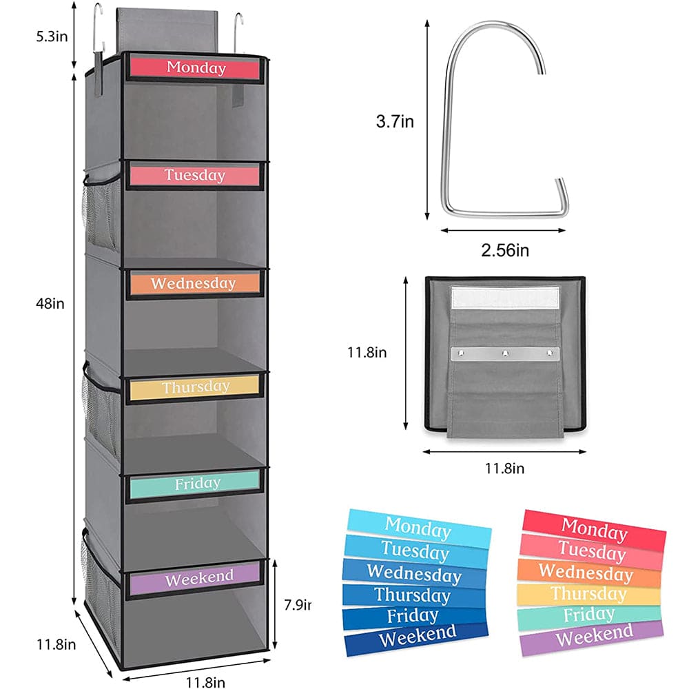 WeekWiz Kiddie Organizer - At Home Living