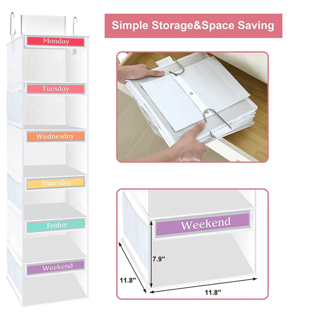 WeekWiz Kiddie Organizer - At Home Living