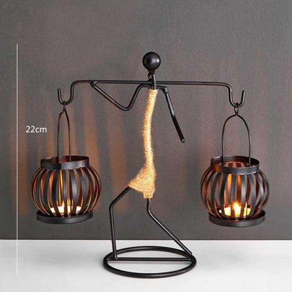Abstract Candle Holder - At Home Living