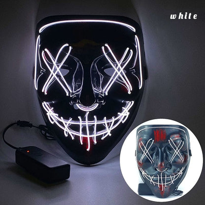 Neon Nightmare Masks - At Home Living