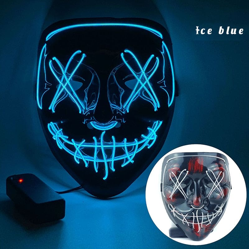 Neon Nightmare Masks - At Home Living