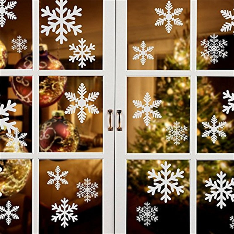 38Pcs Window Snowflakes - At Home Living
