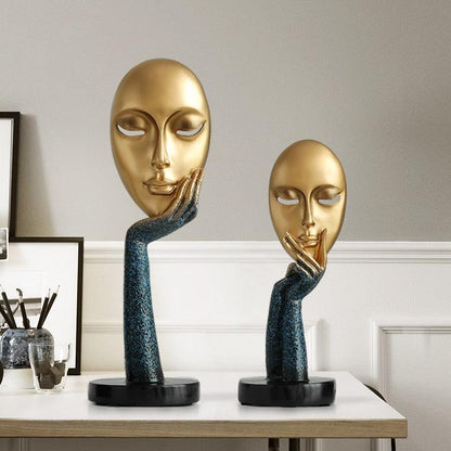 Modern Resin Art Sculpture - At Home Living