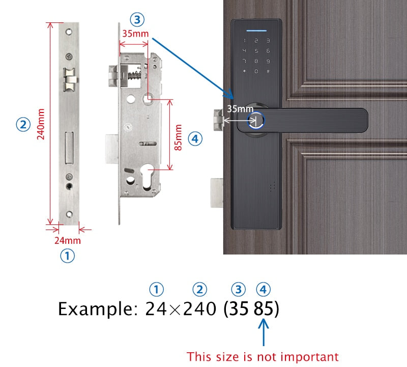 Waterproof Smart Home Door Lock