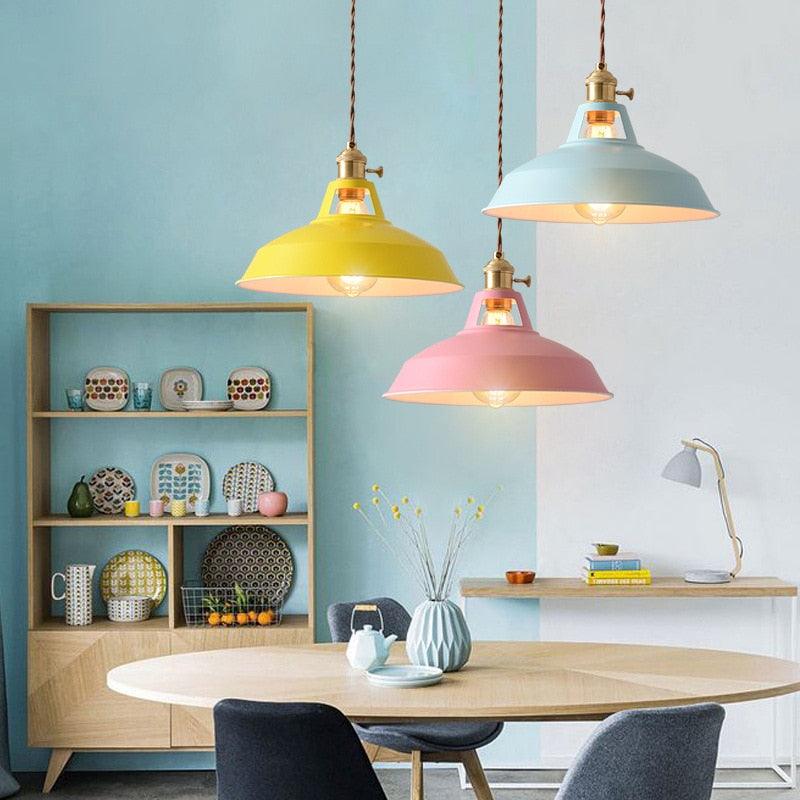 Retro Industrial Style Hanging Light - At Home Living