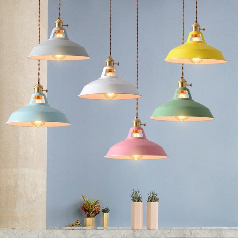 Retro Industrial Style Hanging Light - At Home Living